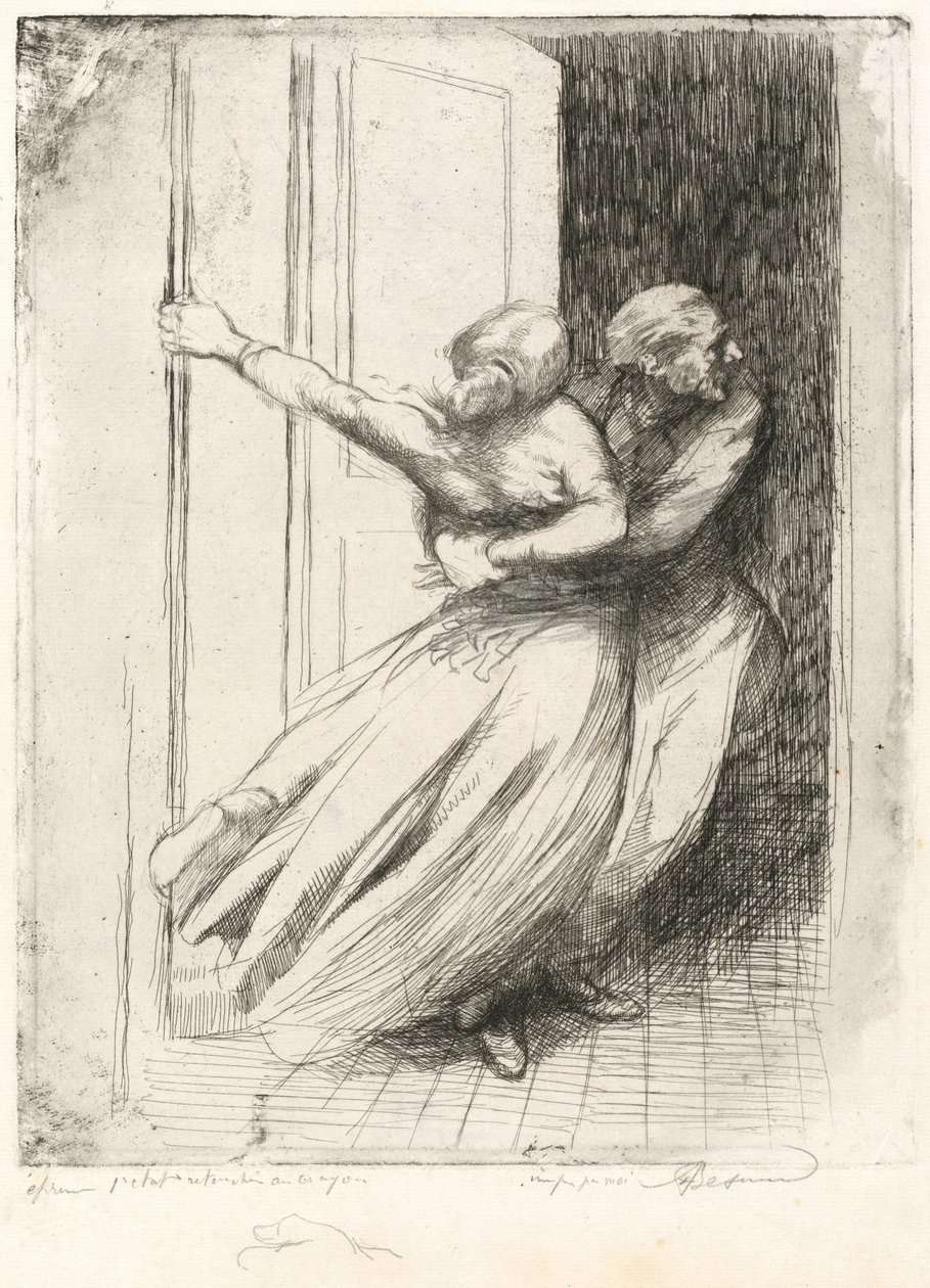 The Rape Le Viol, c. 1886. od Paul Albert Besnard
