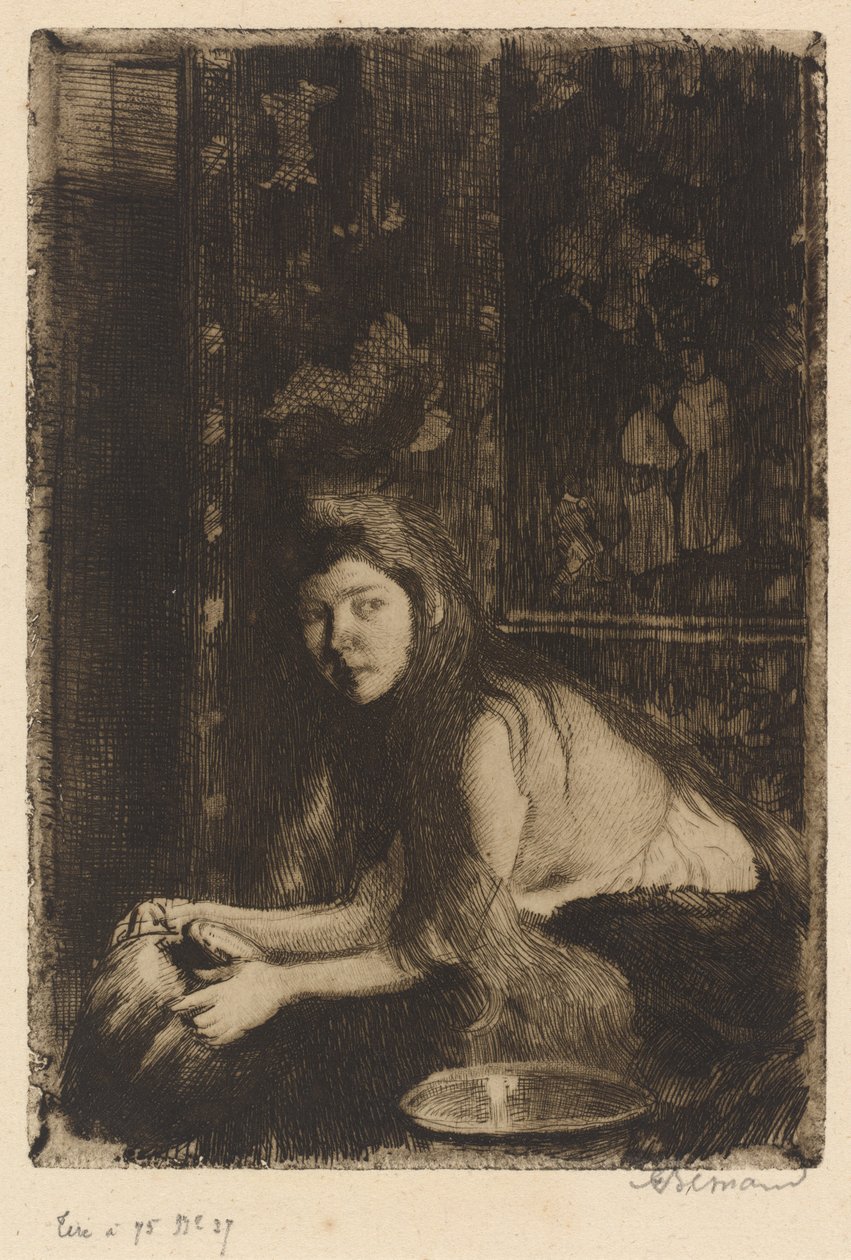 Žena s vázou La femme au vase, 1894. od Paul Albert Besnard