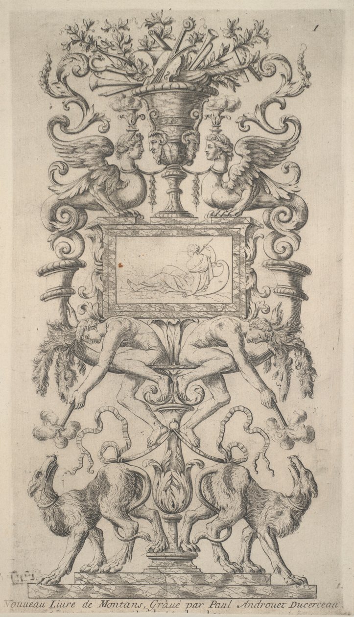 Ornamentální Design od Paul Androuet Du Cerceau