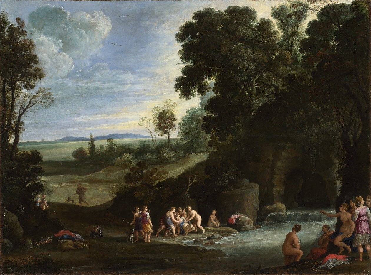 Diana a Callisto, 1620 od Paul Brill