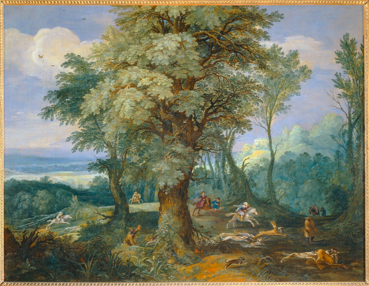 La chasse au daim - Lov na jelena ... od Paul Brill or Bril