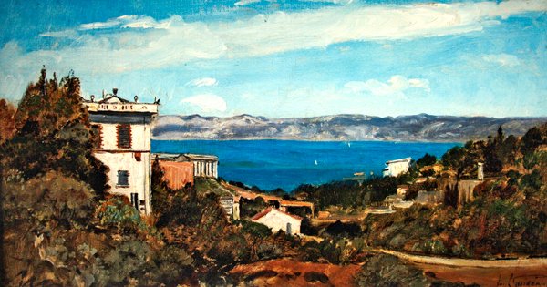 Marseillský záliv, Saint-Henri (olej na plátně) od Paul Camille Guigou
