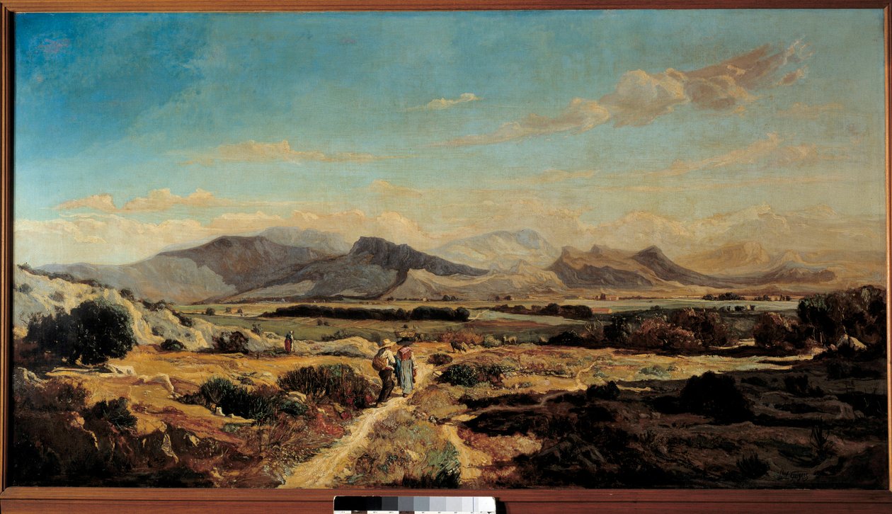 Malba The Hills of Allauch od Paula Camille Guigou (1834-1871) 1862 Marseille, Museum of Fine Arts od Paul Camille Guigou