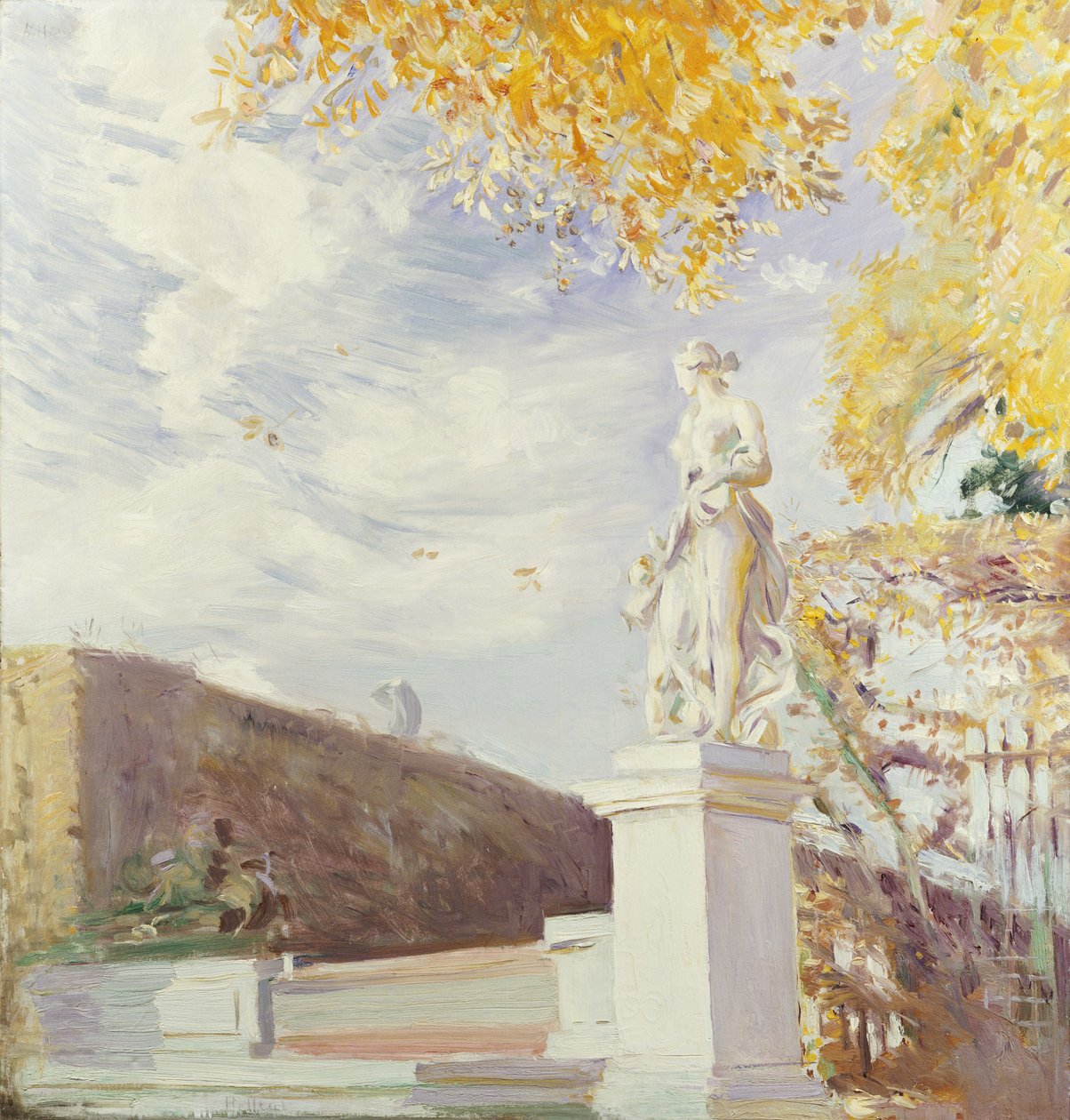 Socha Venuše v zahradě ve Versailles, 1896 od Paul Cesar Helleu