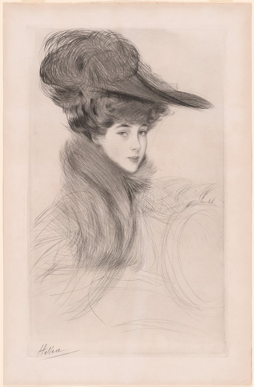 Consuelo Vanderbiltová od Paul Cesar Helleu