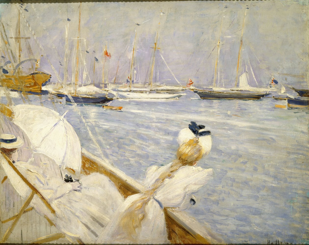 Dora Hugo a manželka umělce; Dora Hugo a umělcova žena, od Paul Cesar Helleu