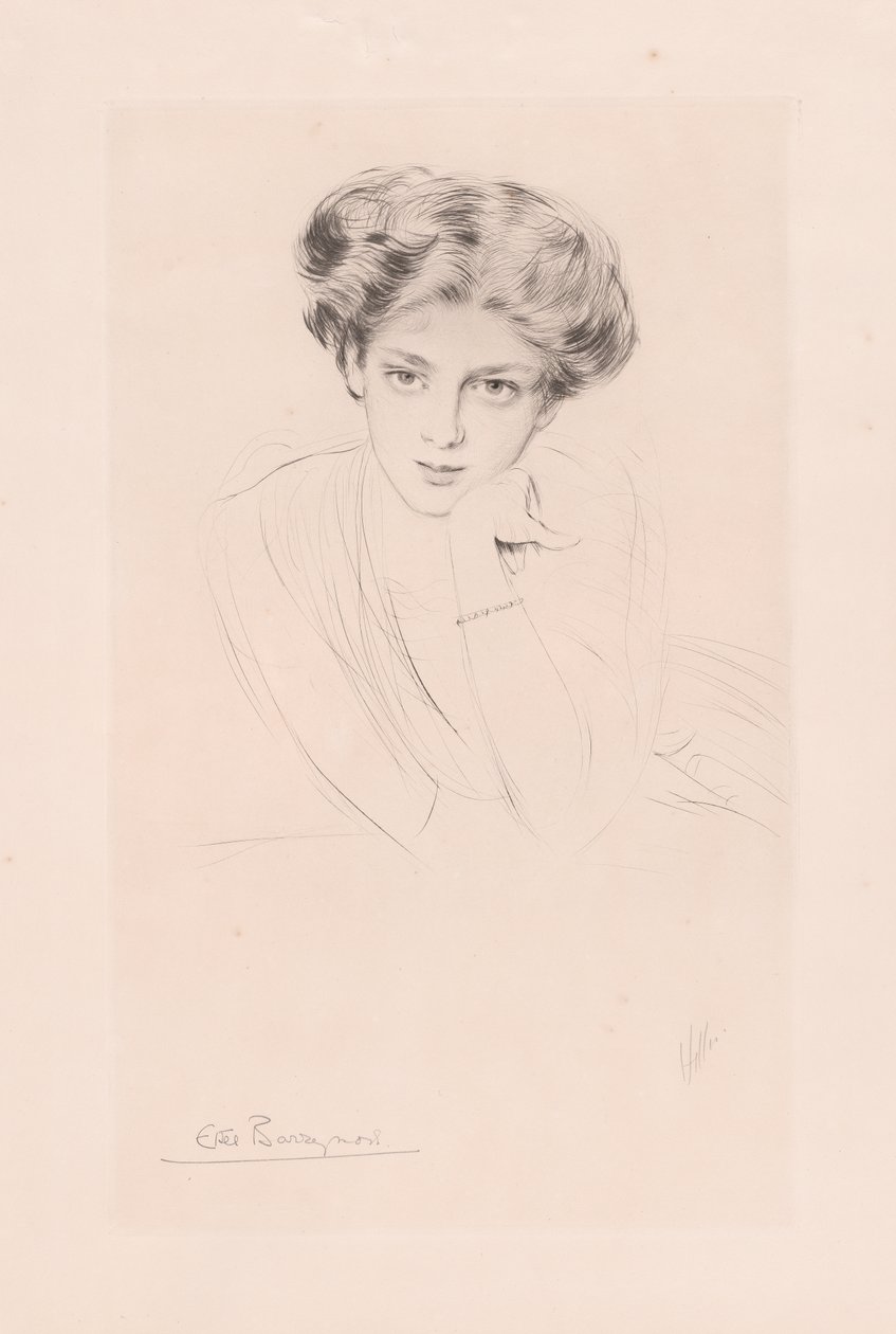 Ethel Barrymore od Paul Cesar Helleu