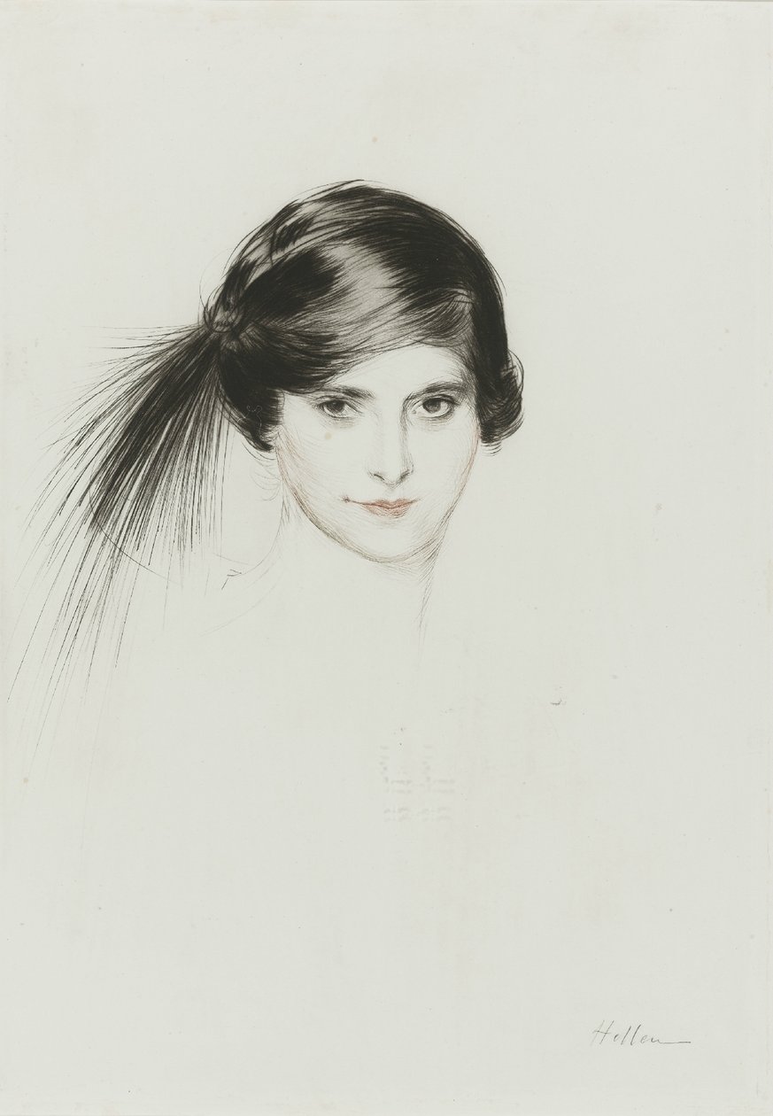 Helena Rubinsteinová, c. 1908 od Paul Cesar Helleu