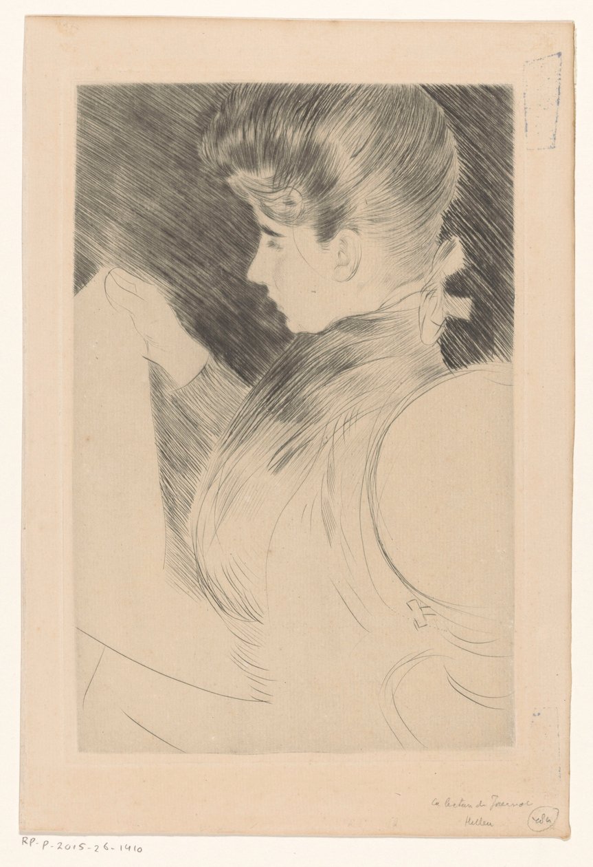 čtení žena od Paul Cesar Helleu