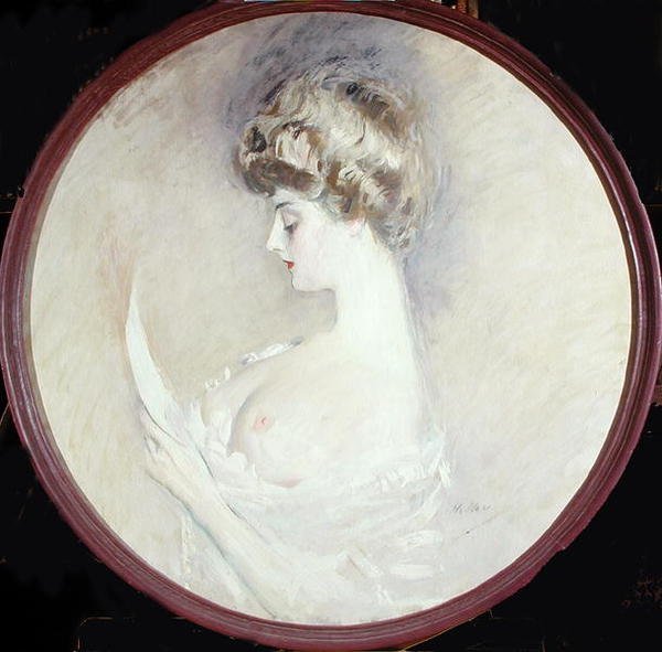 Marthe Letellier (olej na plátně) od Paul Cesar Helleu
