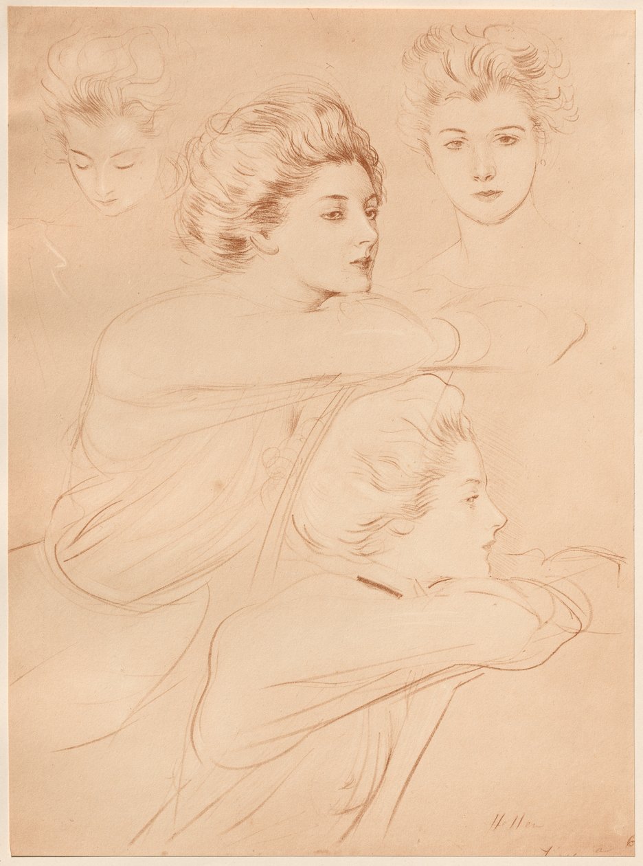 pařížský od Paul Cesar Helleu