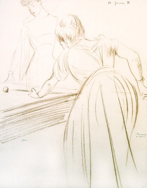 Comtesse Greffuhle a Raymonde de Galard od Paul Cesar Helleu