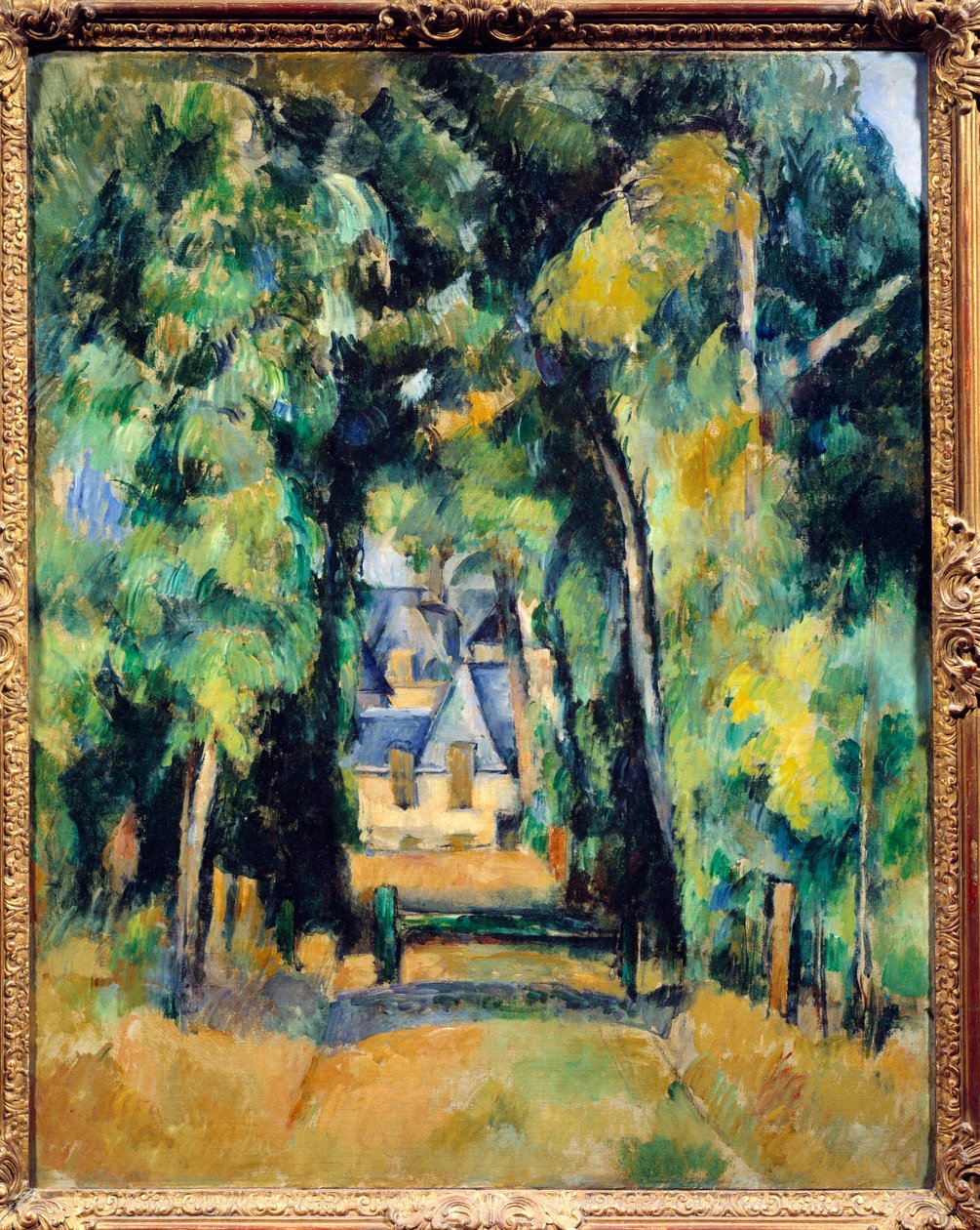 Allee do Chantilly. Obraz Paula Cezanna (1839 - 1906) od Paul Cézanne