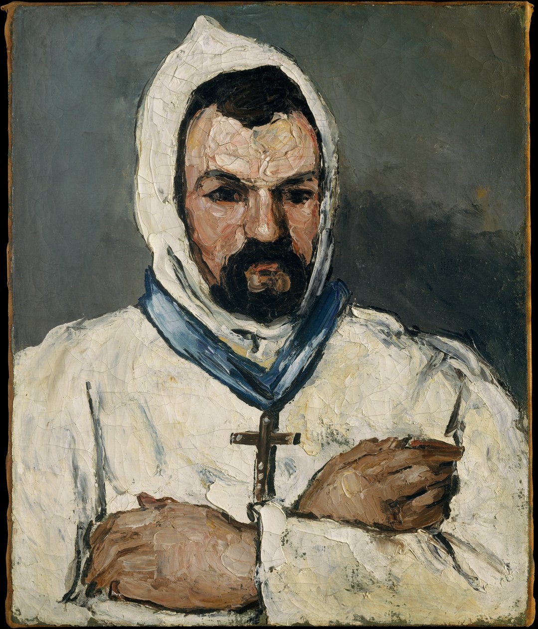 Antoine Dominique Sauveur Aubert, narozený roku 1817, umělcův strýc, jako mnich od Paul Cézanne