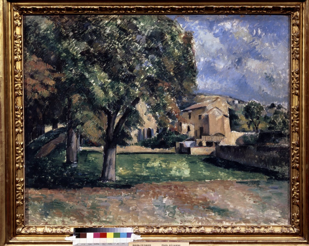 Stromy v parku. Jas de Bouffan. Obraz Paula Cezanna (1839-1906) od Paul Cézanne