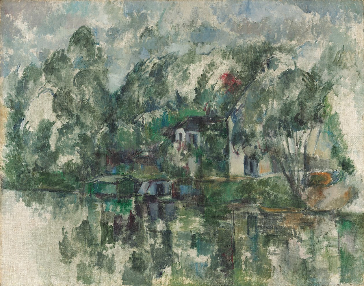 Na okraji vody, c. 1890 (olej na plátně) od Paul Cézanne