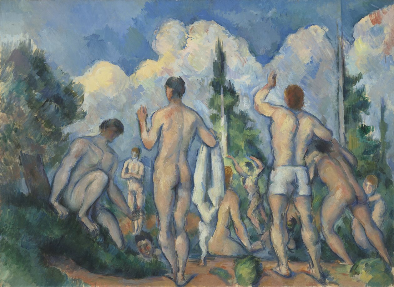 Koupající se od Paul Cézanne