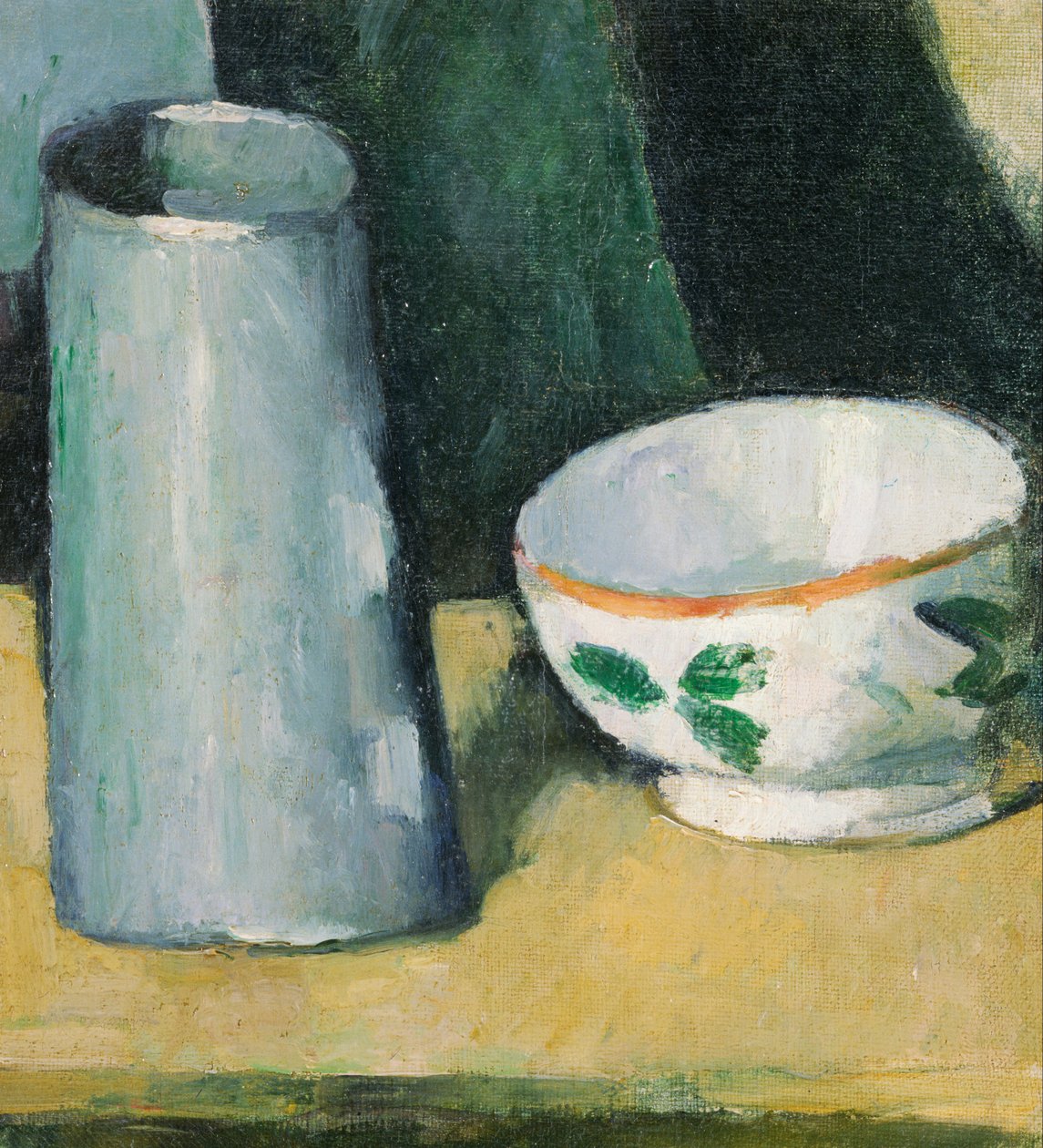 Mísa a džbán na mléko od Paul Cézanne