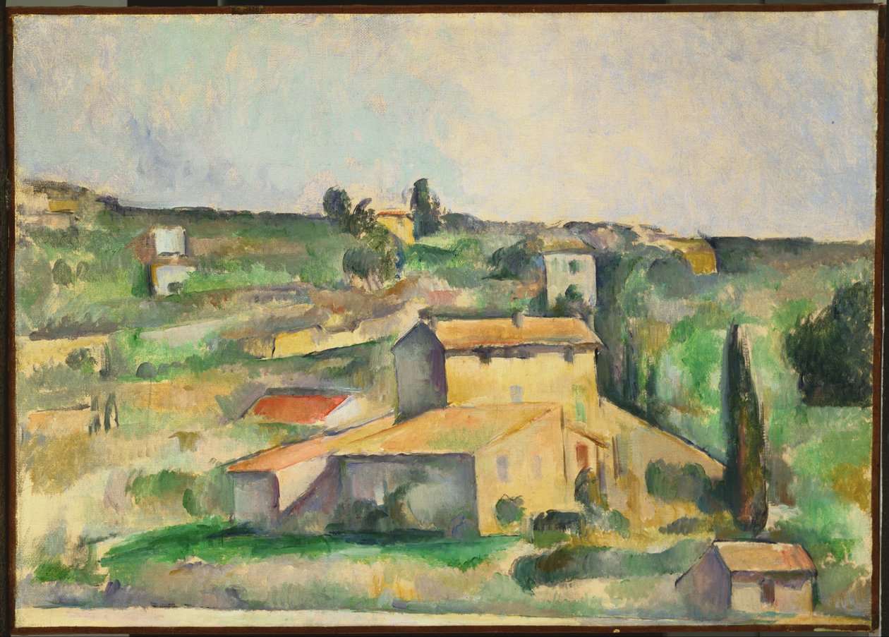 Kampaň v Bellevue od Paul Cézanne