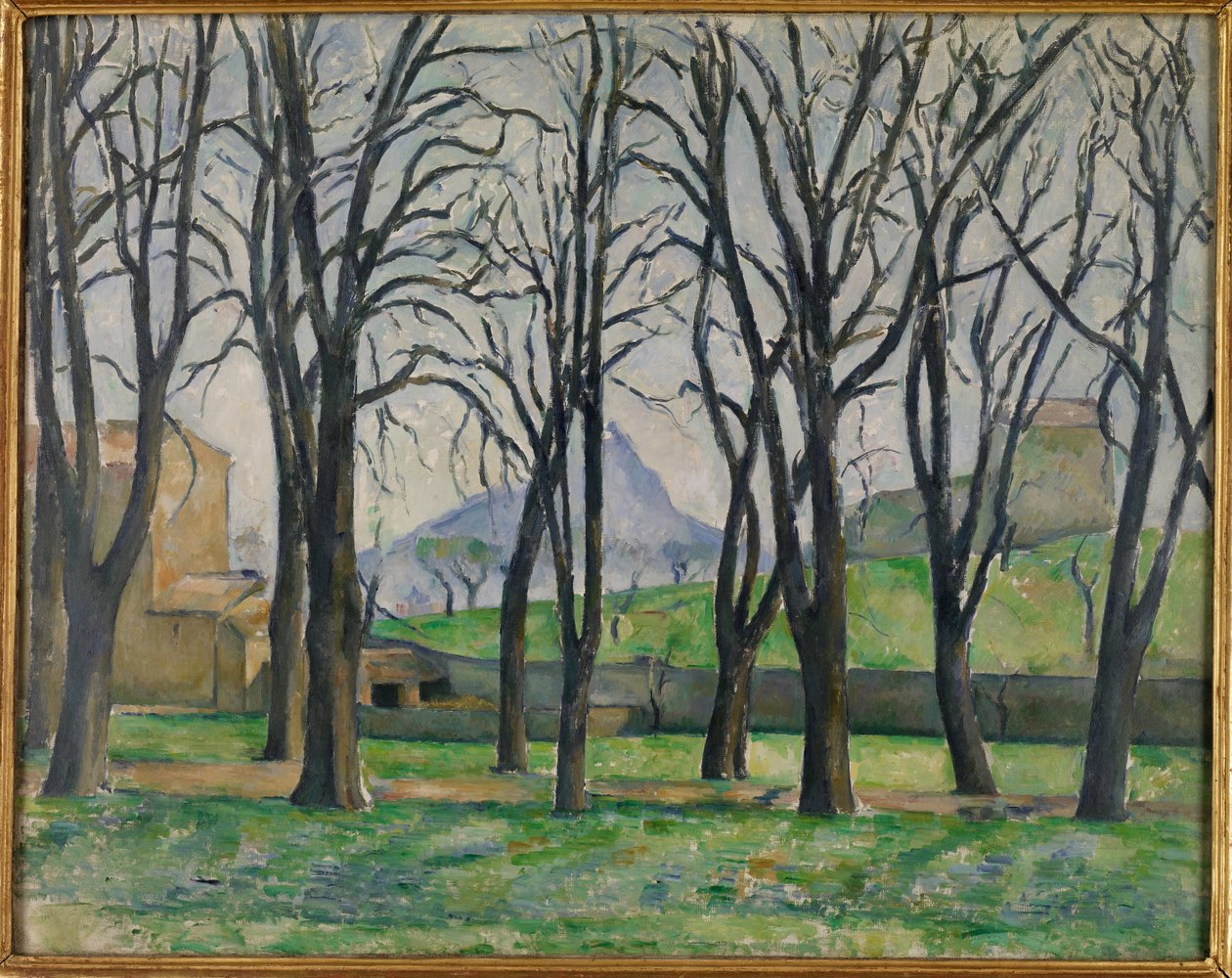 Kaštany v Jas de Bouffan od Paul Cézanne