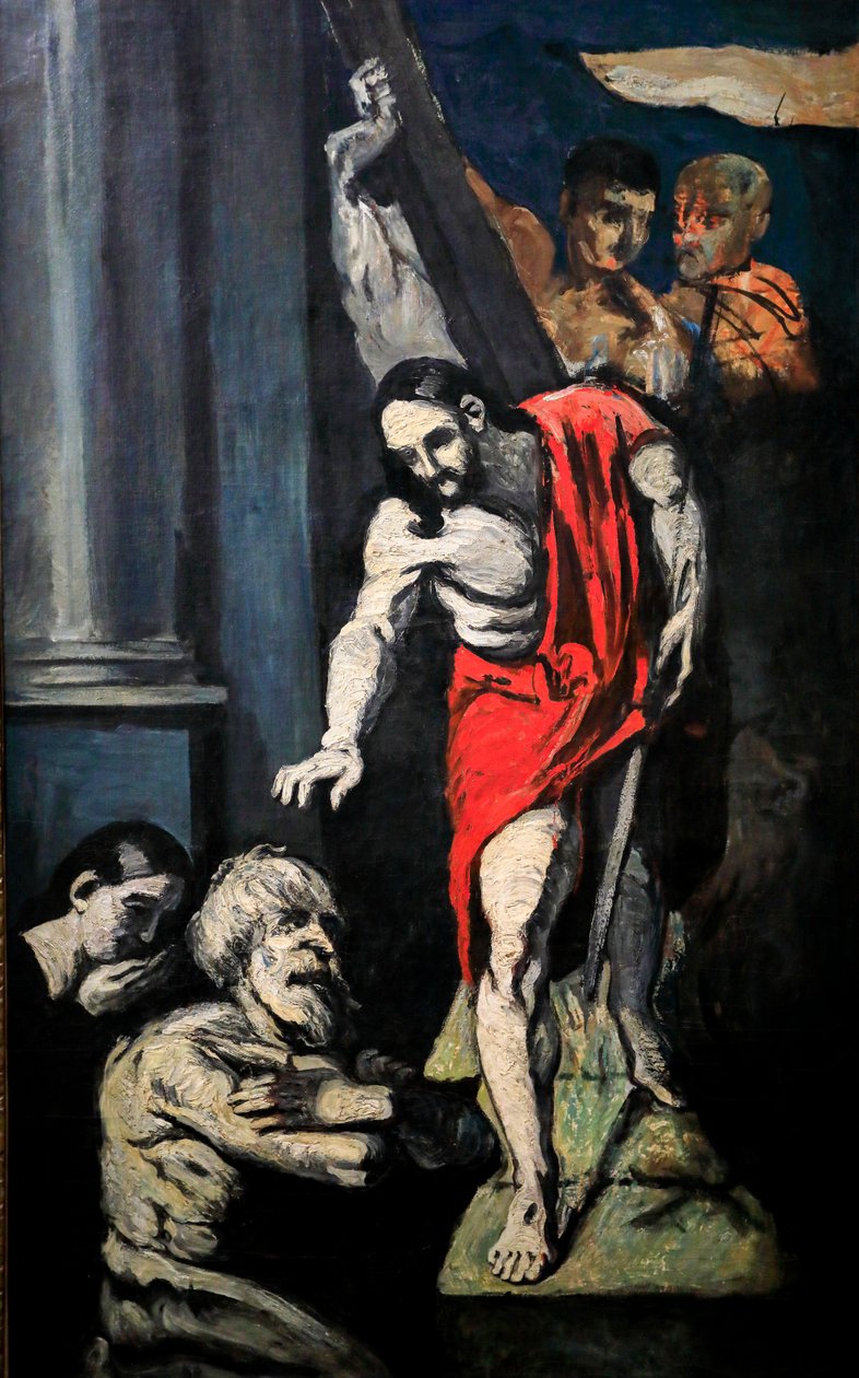 Kristus v limbu od Paul Cézanne