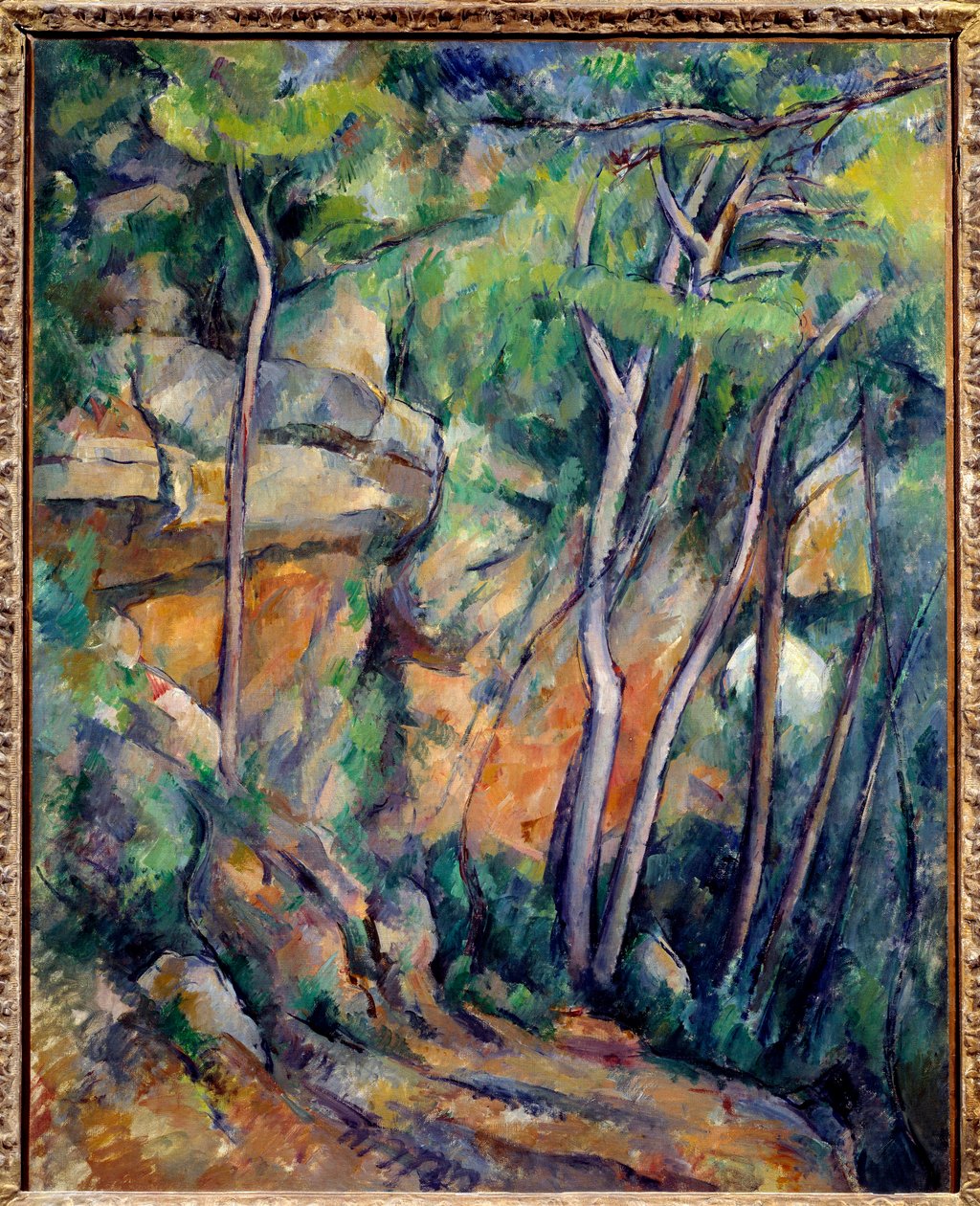V parku zámku noir Obraz Paula Cezanna (1839-1906) 1900 Ne. 0,92x0,73 m Paříž, Muzeum Orangerie od Paul Cézanne