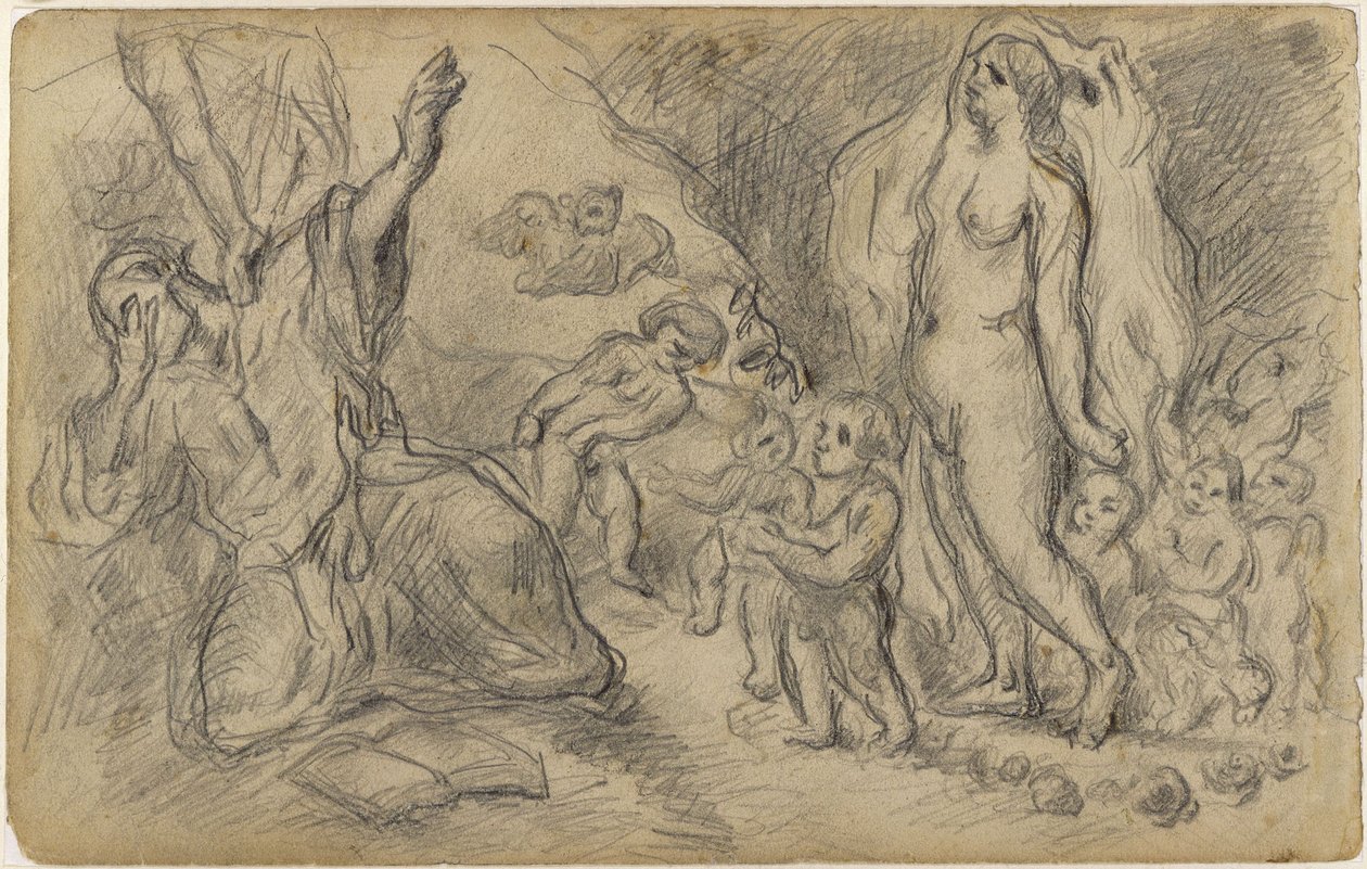 Pokušení svatého Antonína od Paul Cézanne