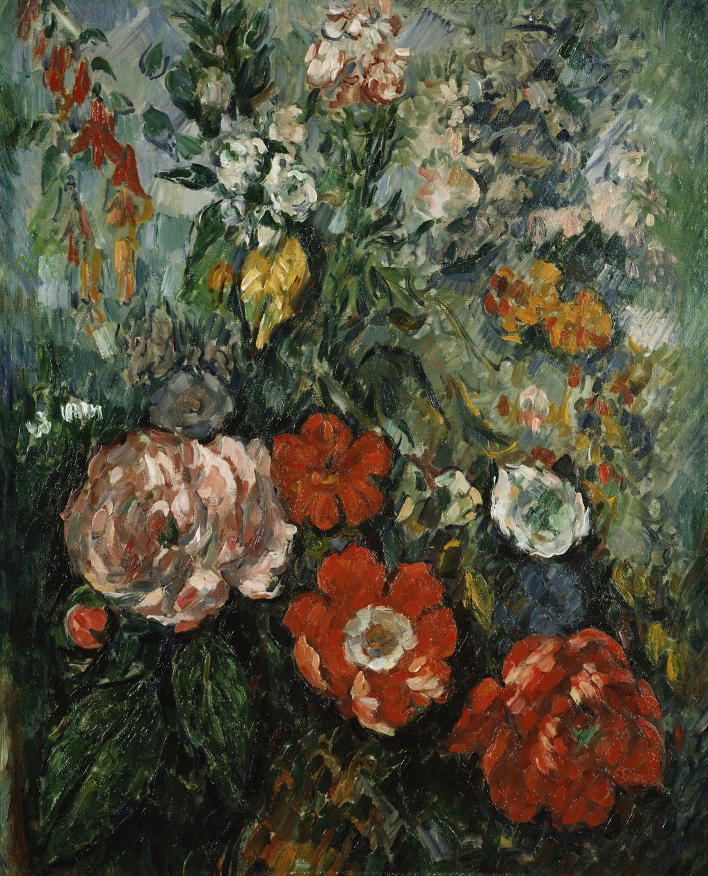 Květiny, kolem roku 1879 (olej na plátně) od Paul Cézanne