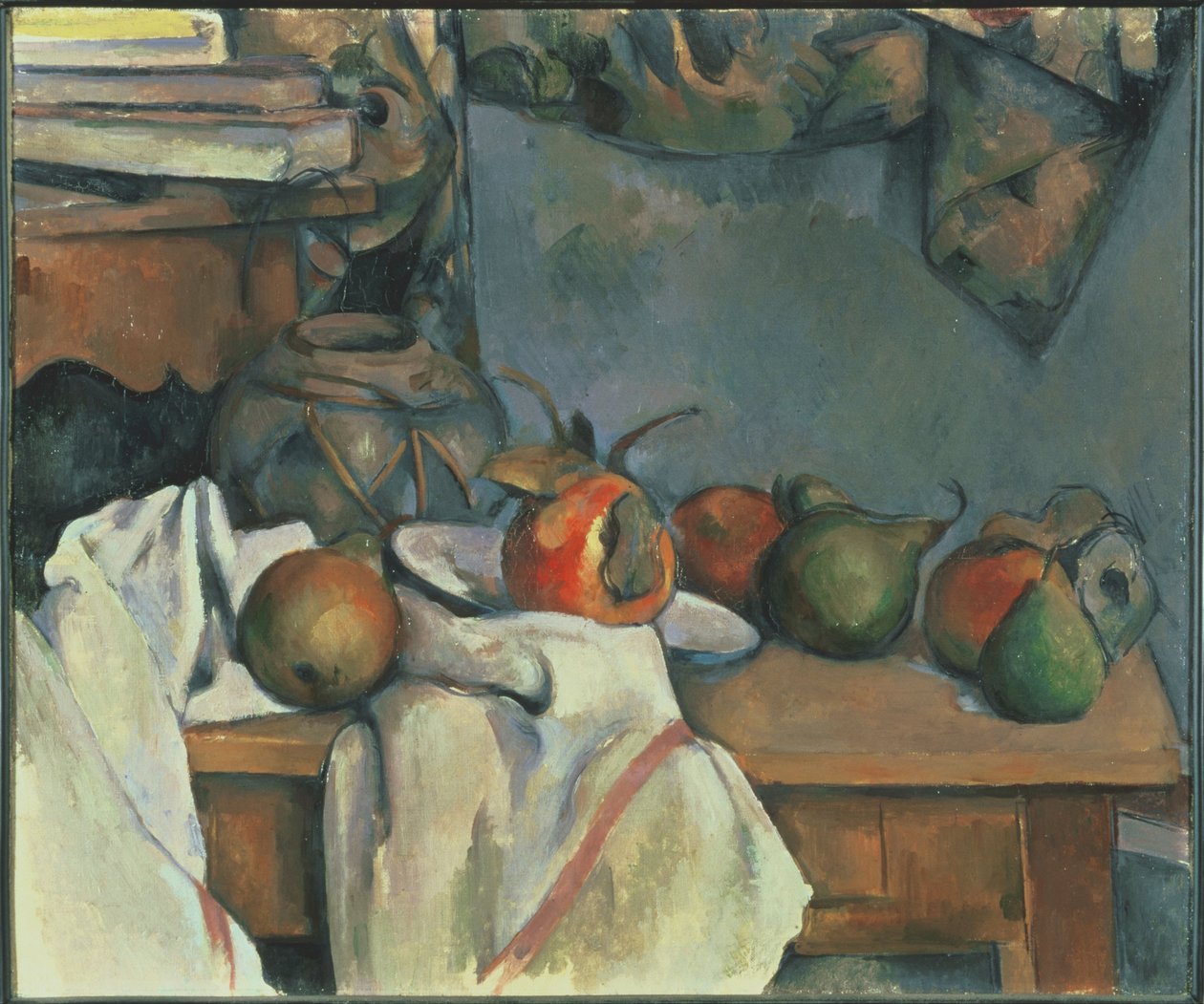 Zázvorový nápoj s granátovým jablkem a hruškami od Paul Cézanne