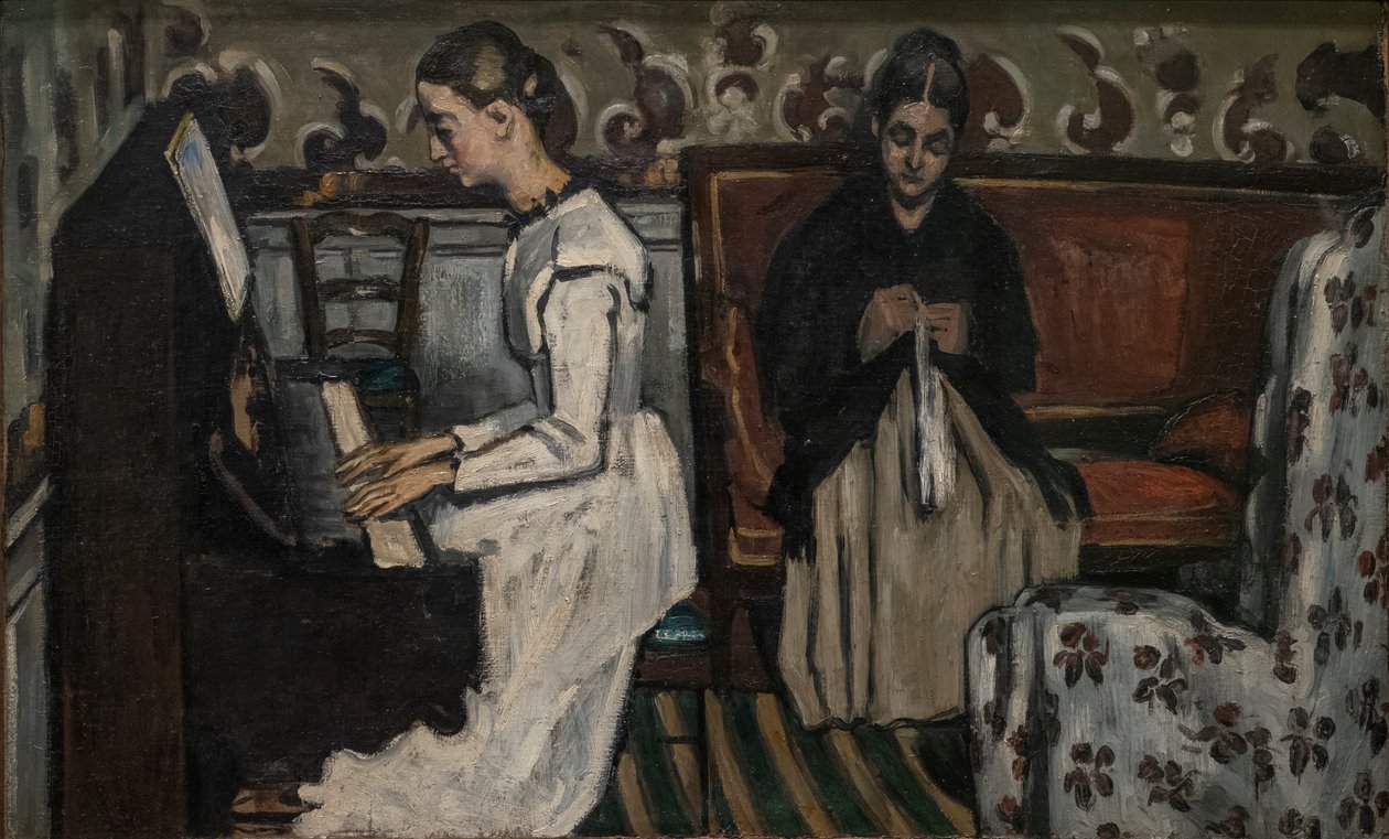 Dívka u klavíru (předehra k "Tannhäuser") od Paul Cézanne