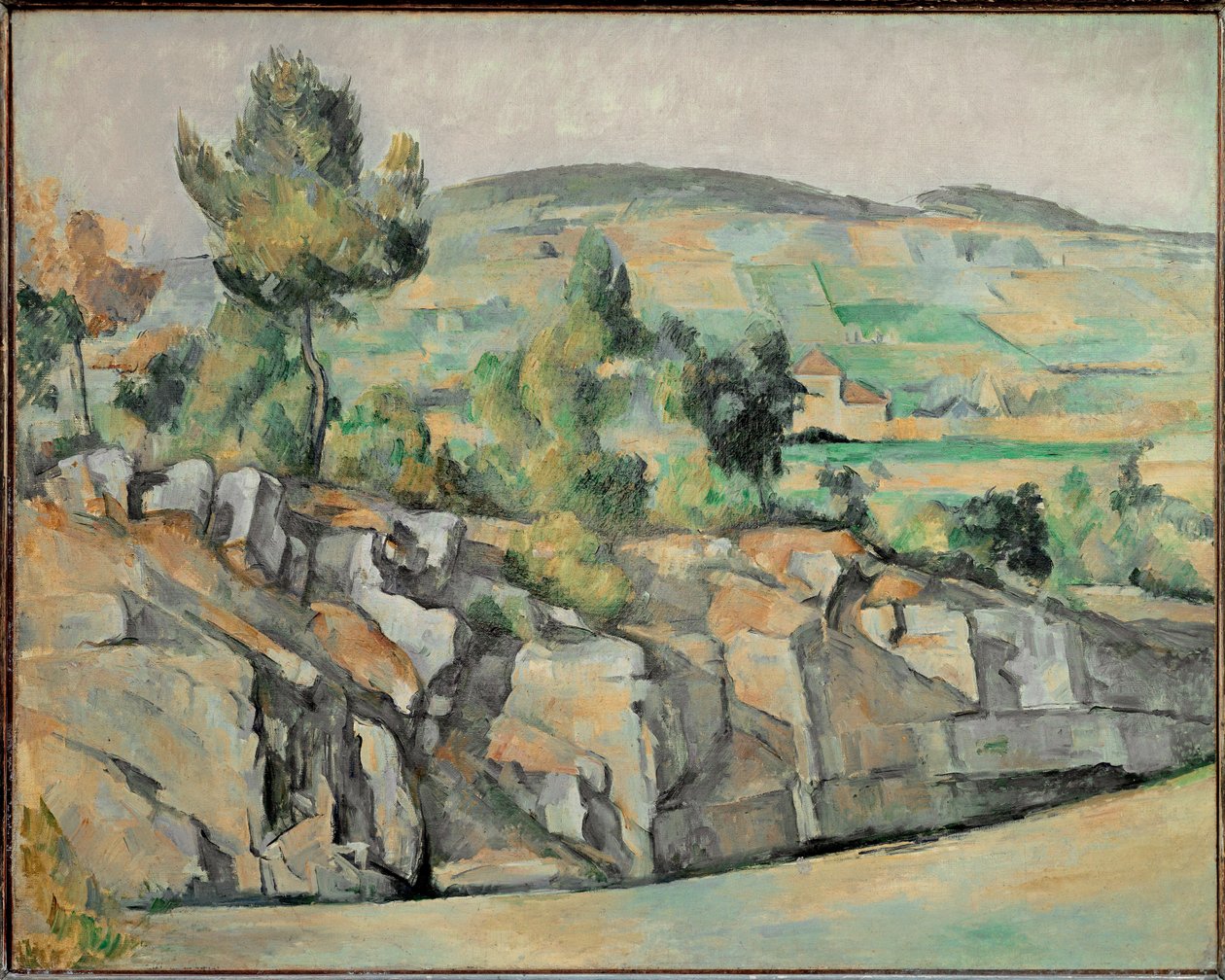 Svah v Provence (olej na plátně) od Paul Cezanne