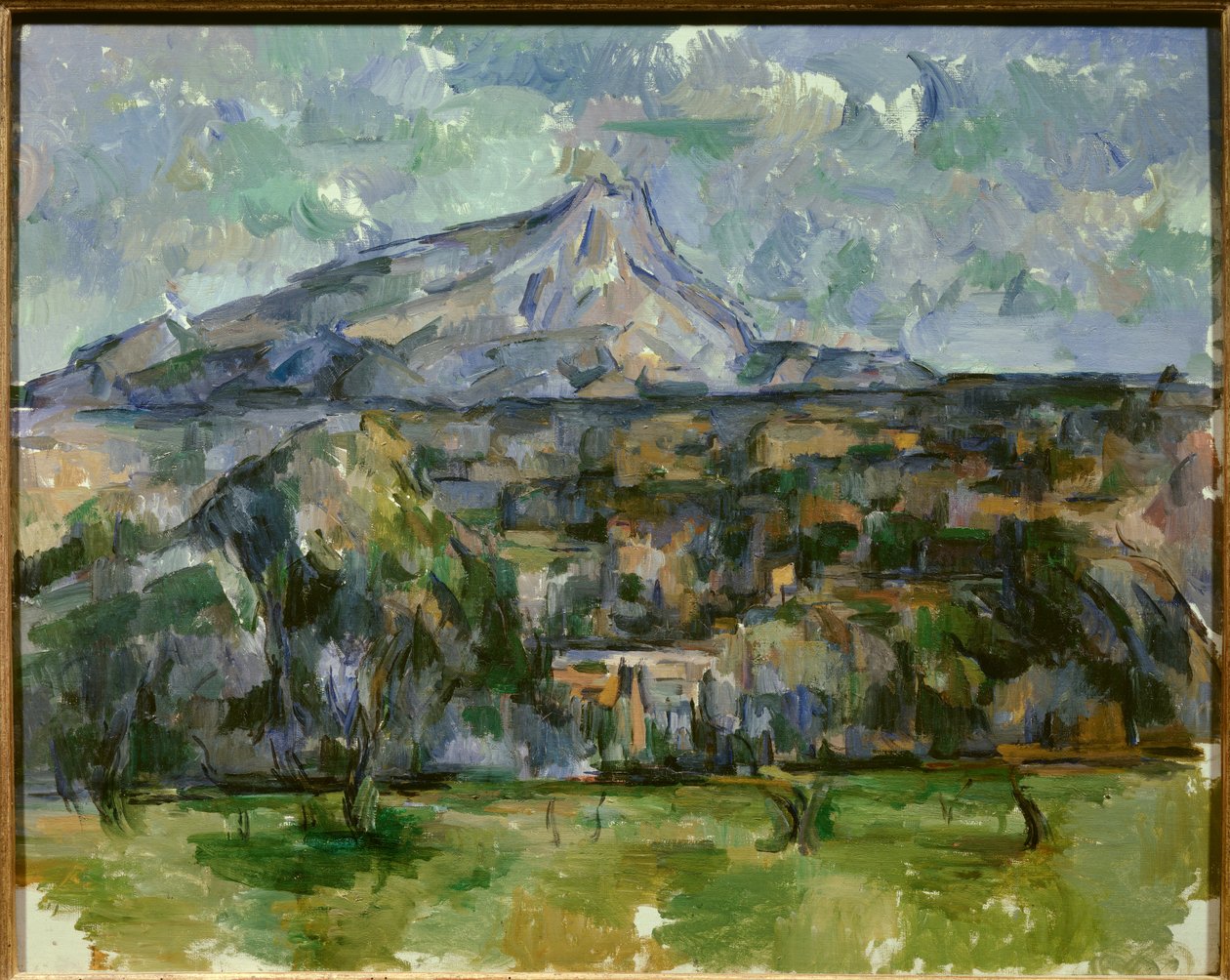 Svatá vítězná hora. Obraz Paula Cezanna (1839-1906) od Paul Cézanne