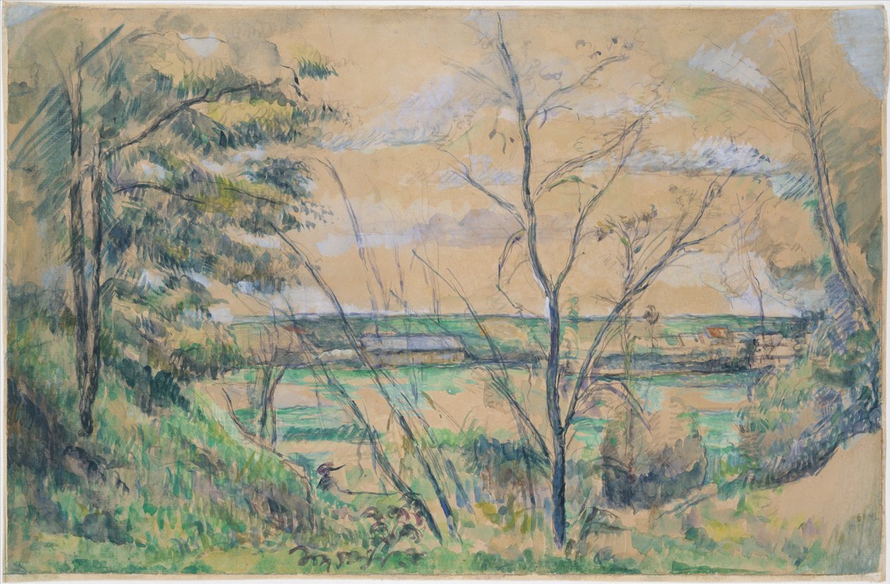 V údolí Oise od Paul Cézanne