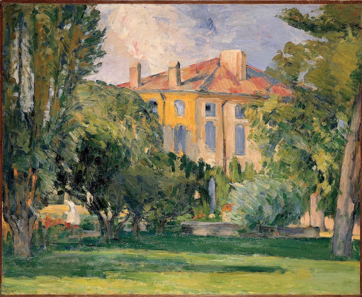 Dům Jas de Bouffan od Cezanne, Paul (1839-1906). Olej na plátně, rozměr: 59x71 od Paul Cézanne