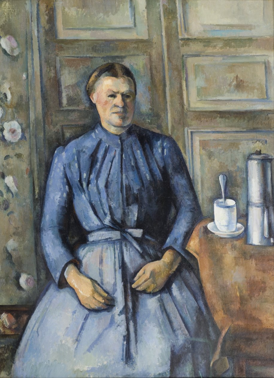 Žena s konvicí na kávu od Paul Cézanne