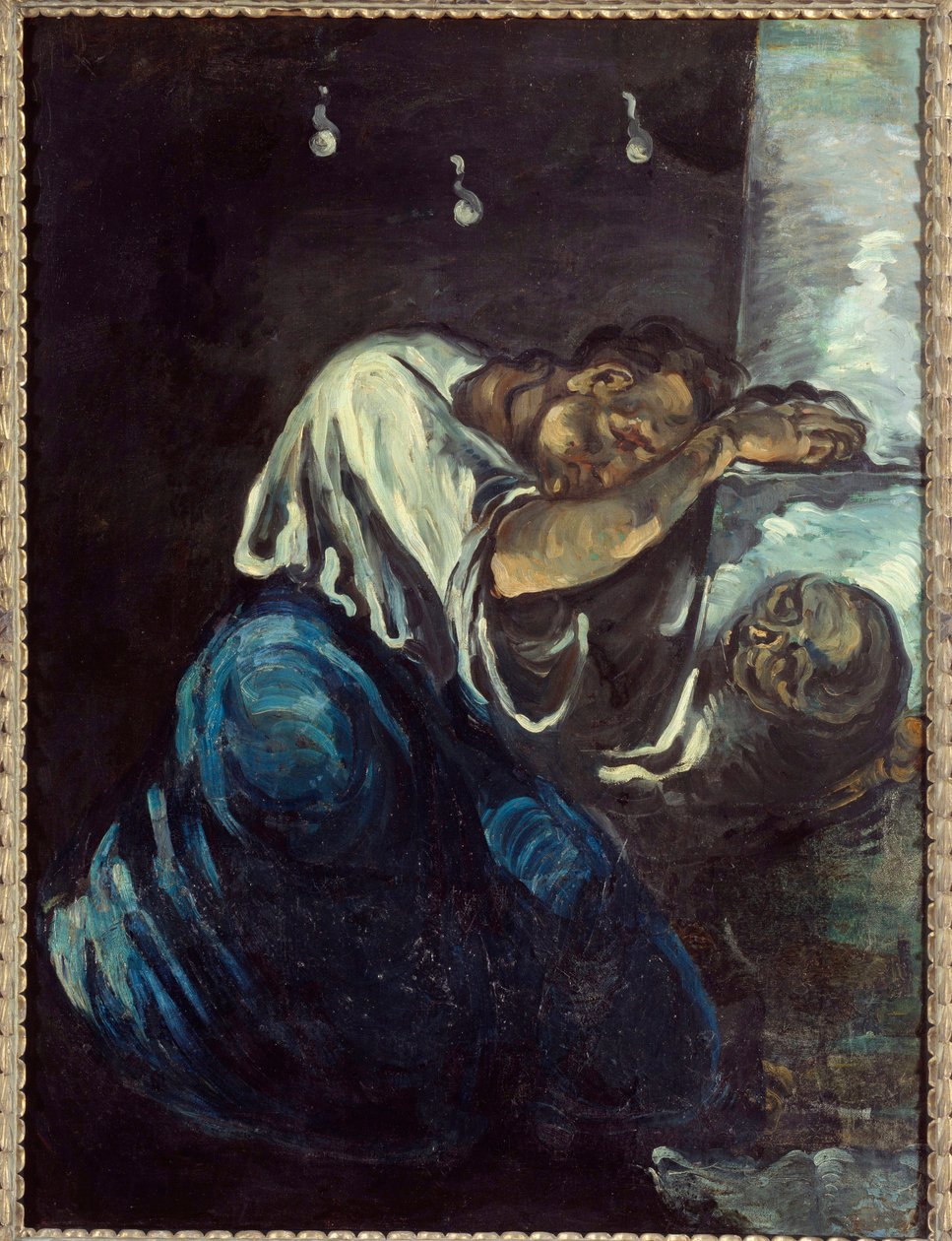 La madeleine ou la pain Obraz Paula Cezanna (1839-1906) 1869 Sun. 1,65x1,25 m Paříž, musee d