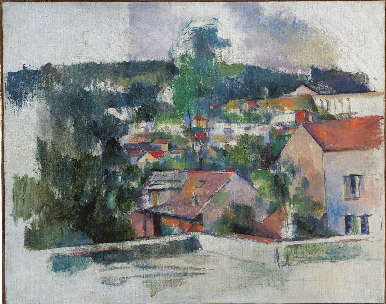 Krajina od Paul Cézanne