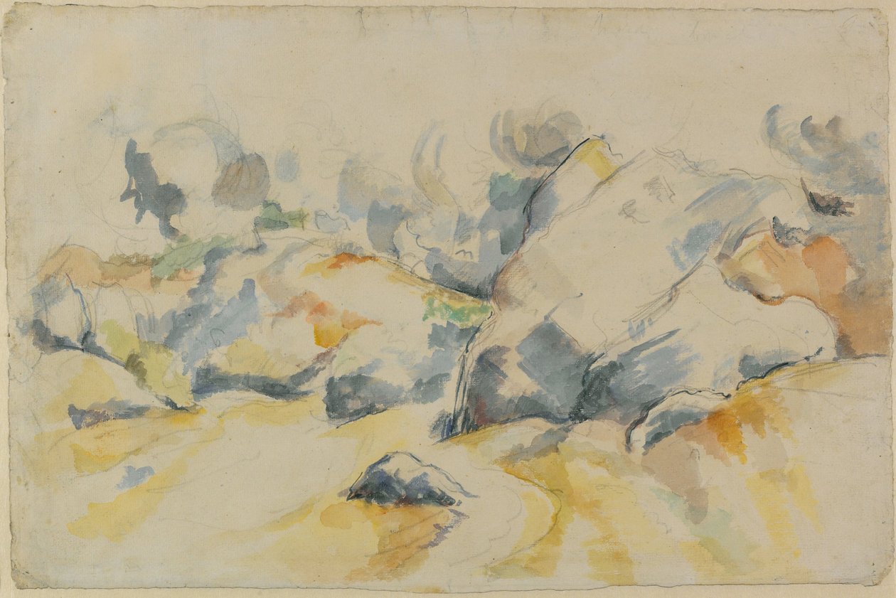 Krajina od Paul Cézanne
