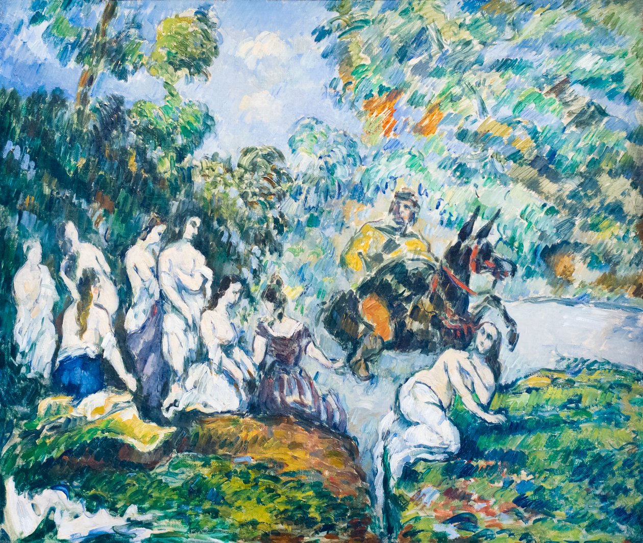 Legendární scéna nebo Sancho ve vodě, c. 1878 (olej na plátně) od Paul Cézanne