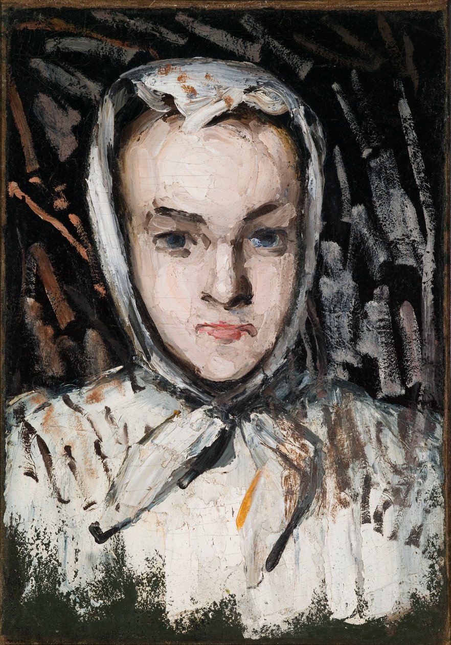 Marie Cézanne, umělcova sestra (recto), umělcova matka (verze) od Paul Cézanne