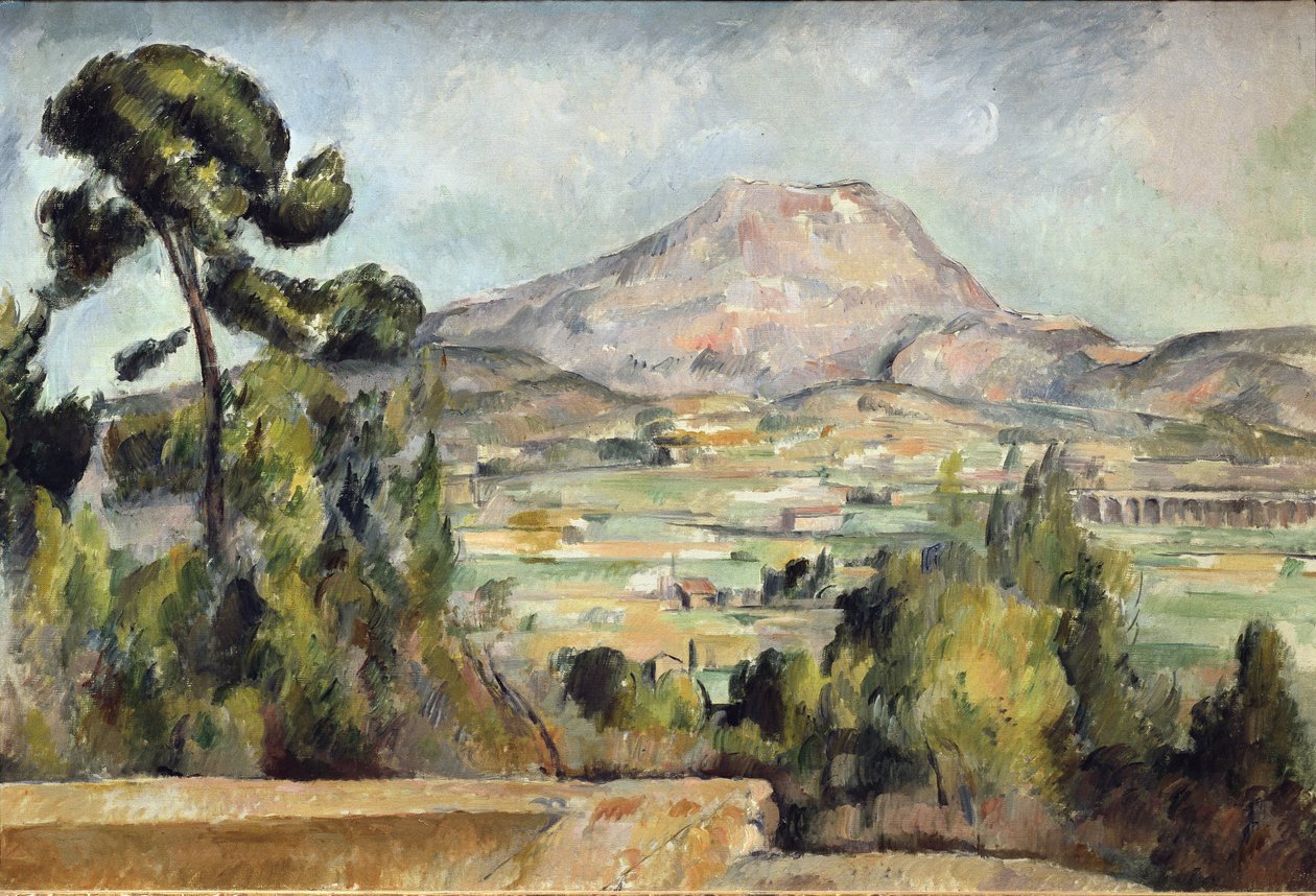 Mountain Sainte-Victoire - Olej na plátně od Paul Cézanne