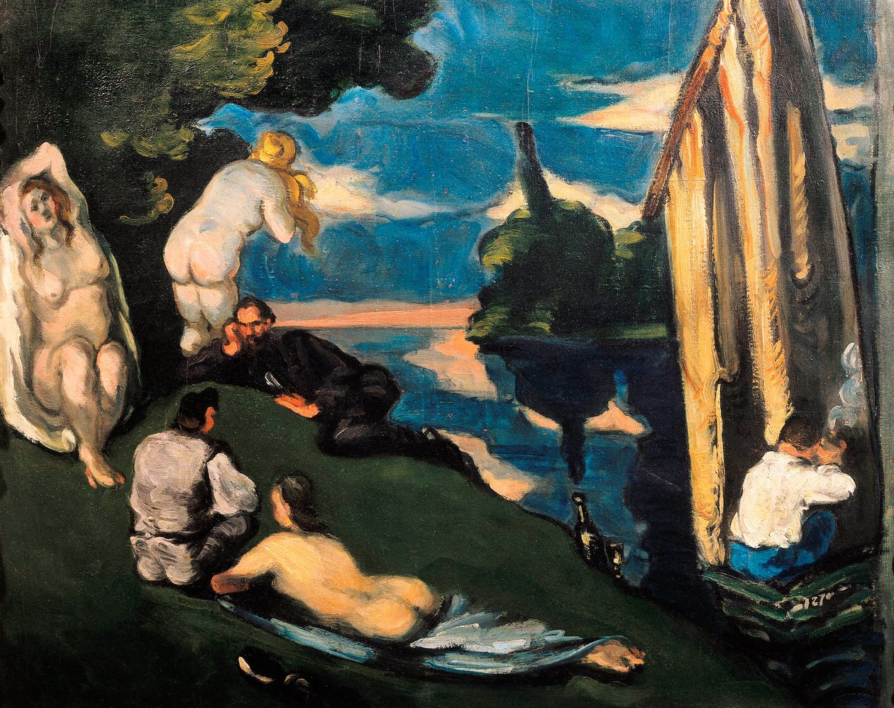 Pastorační neboli idylka od Paul Cézanne