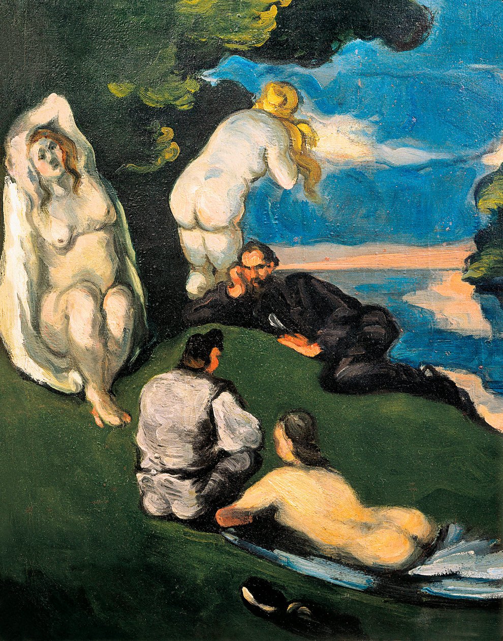 Pastorační neboli idylka od Paul Cézanne