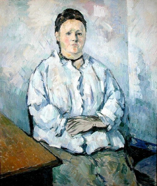 Portrét Madame Cezanne, kolem 1880-85 (olej na plátně) od Paul Cézanne