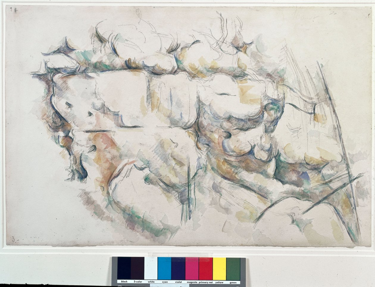 Skály do Chateau Noir (Chateau-Noir). Obraz Paula Cezanna (1839-1906) od Paul Cézanne