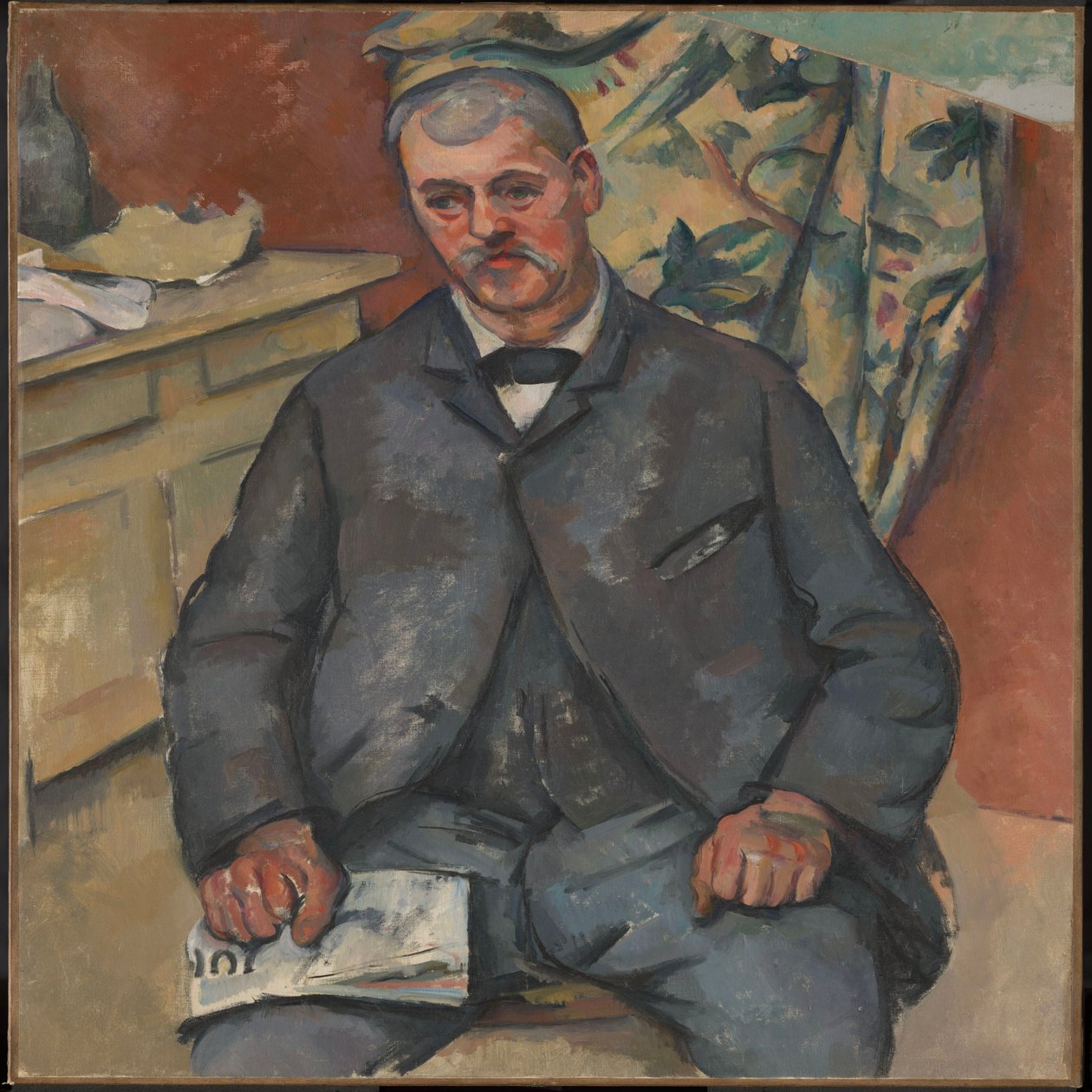 Sedící muž od Paul Cézanne