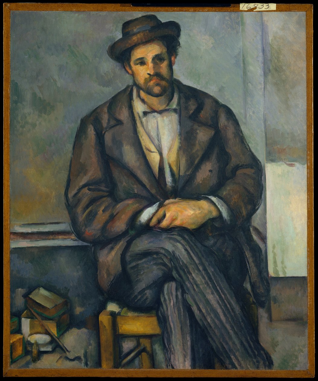 Sedící rolník od Paul Cézanne