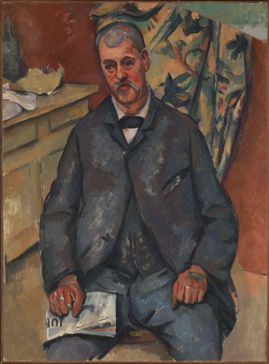 Sedící muž od Paul Cézanne