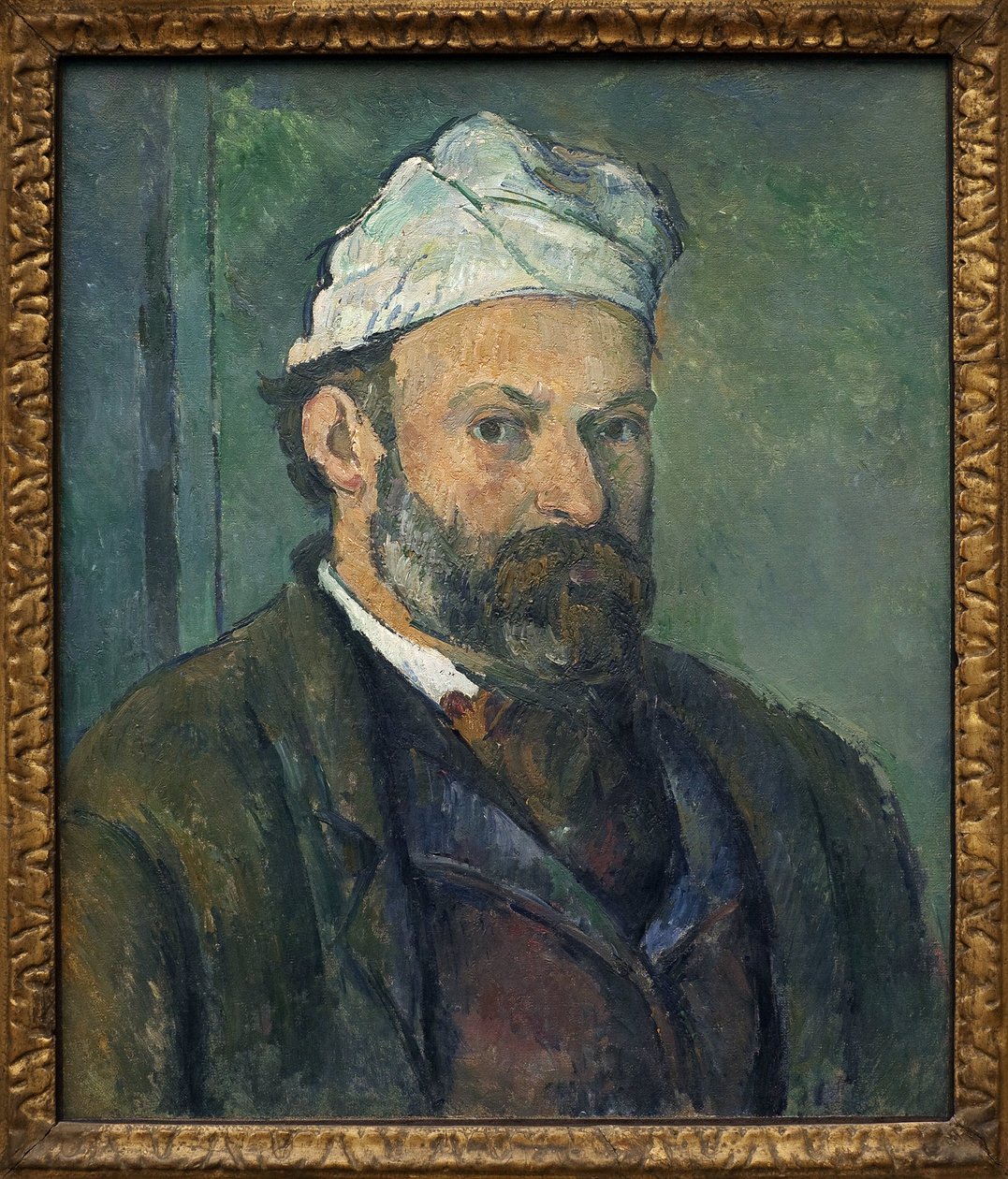 Autoportrét. Malba Paula Cezanna (1839-1906), olej na plátně kolem roku 1880. Francouzské umění od Paul Cézanne
