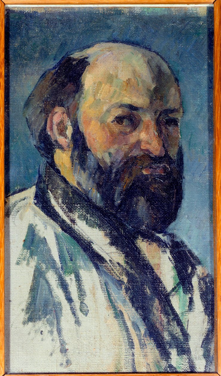 Autoportrét od Paula Cezanna (1839-1906) 1877 Sun. 0,25x0,14 m Paříž, Musee d